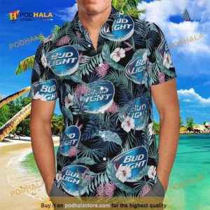 Bud Light Hawaiian Shirt Best Gift For Beer Lover