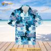 Bud Light Hawaiian Shirt Hibiscus Flower Pattern Beach Lovers Gift