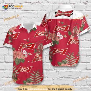 Budweiser Beer Hawaiian Shirt