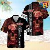 Budweiser Beer Skull Hawaiian Shirt