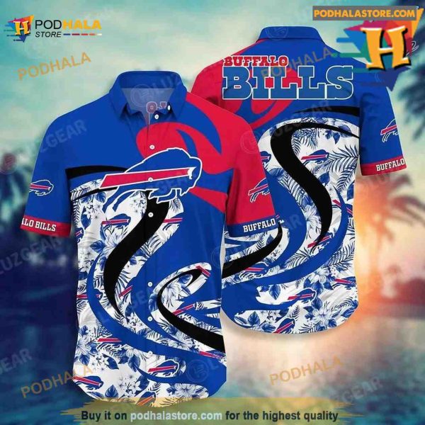 Buffalo Bills NFL Hawaii Shirt Tropical Patterns Summer Hawaiian Shirt For Fan NFL