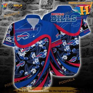 Buffalo Bills NFL Hawaiian Shirt Tropical Patterns Beach Shirts Gift For Sports Fans