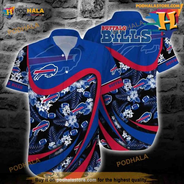 Buffalo Bills NFL Hawaiian Shirt Tropical Patterns Beach Shirts Gift For Sports Fans