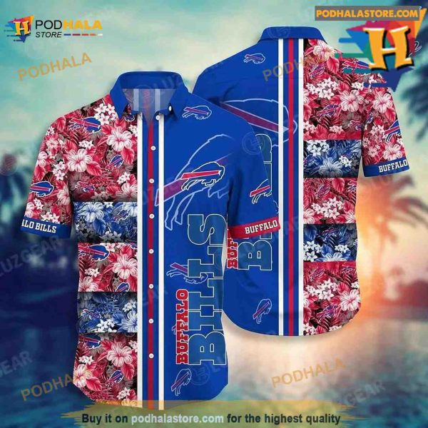 Buffalo Bills NFL Tropical Patterns Hawaiian Shirt