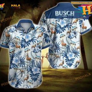 Busch Beer Hawaii Hawaiian Shirt