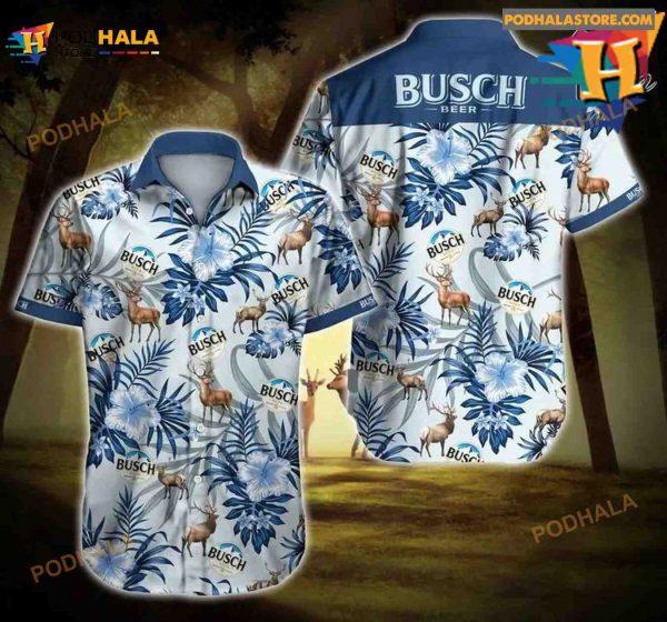 Busch Beer Hawaii Hawaiian Shirt