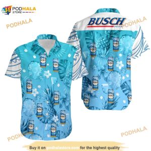 Busch Latte Hawaiian Shirt