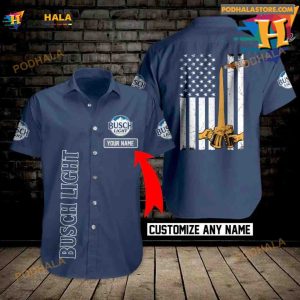 Busch Light Beer Custom Hawaiian Shirt