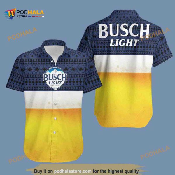 Busch Light Hawaiian Shirt