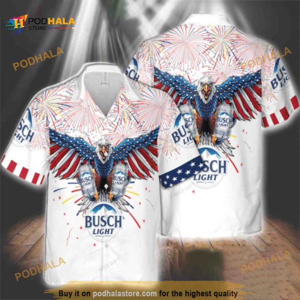 Busch Light Hawaiian Shirt