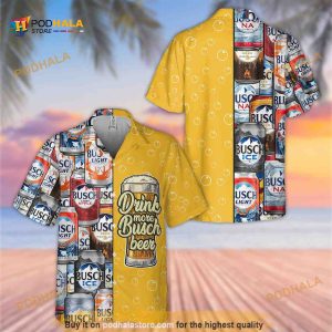 Busch Light Hawaiian Shirt