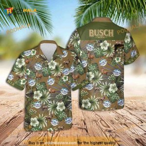 Busch Light Hawaiian Shirt