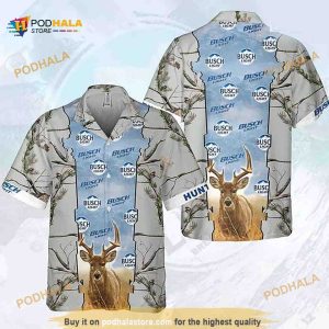 Busch Light Hawaiian Shirt