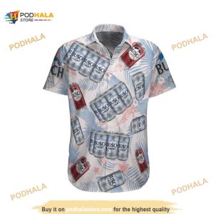 Busch Light Hawaiian Shirt