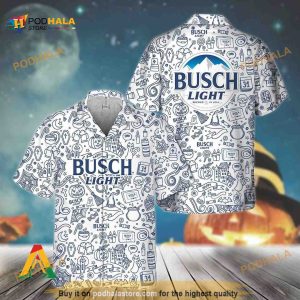 Busch Light Hawaiian Shirt