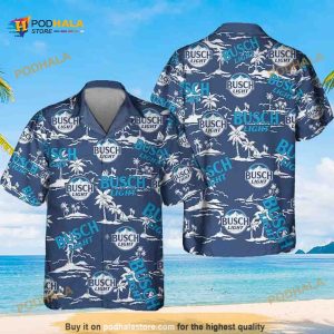 Busch Light Hawaiian Shirt