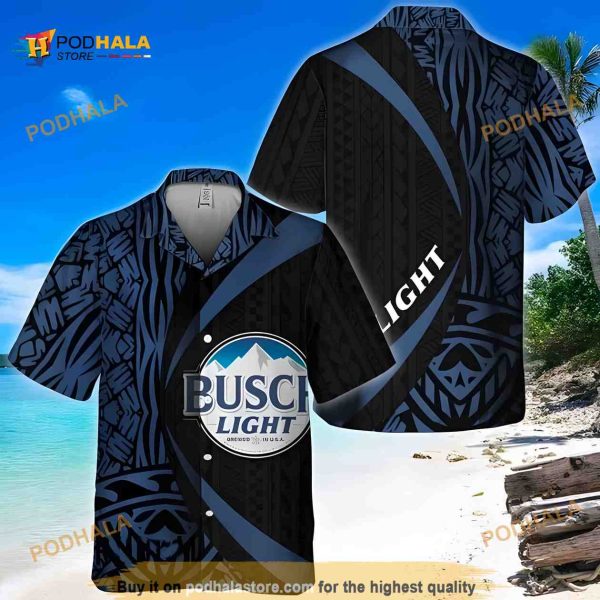 Busch Light Hawaiian Shirt