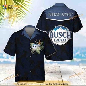 Busch Light Hawaiian Shirt