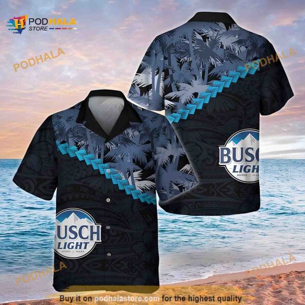 Busch Light Hawaiian Shirt