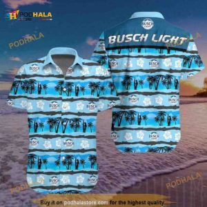 Busch Light Hawaiian Shirt