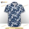 Busch Light Hawaiian Shirt White Hibiscus All Over Print