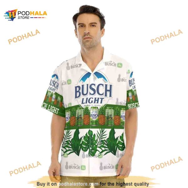 Busch Light John Deere Hawaiian Shirt