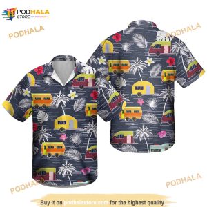 Camper Tropical Hawaiian Shirt