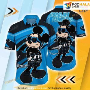 Carolina Panthers NFL Hawaiian Shirt Mickey