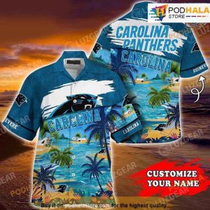 Carolina Panthers NFL Personalized Hawaiian Shirt