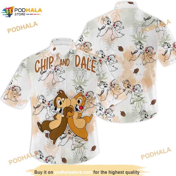 Chip And Dale Hawaiian Shirt Chip N. Dale Button Shirt