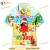 Christmas In July Sunglasses Watermelon USA Xmas Funny Hawaiian Shirt