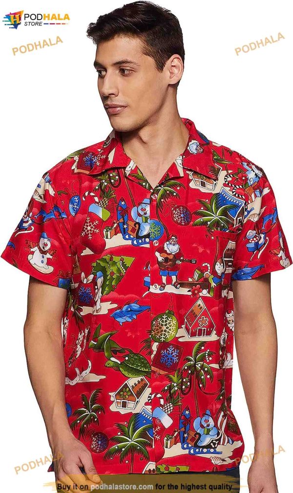 Christmas Relaxed Funny Hawaiian Shirt