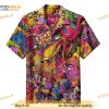 Colorful Cartoon Characters Funny Hawaiian Shirt 3D