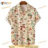 Colorful Element Mushroom Pattern Summer Men’s Hawaiian Shirt