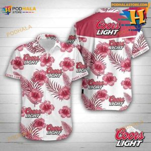 Coors Light Beer Hawaiian Shirt