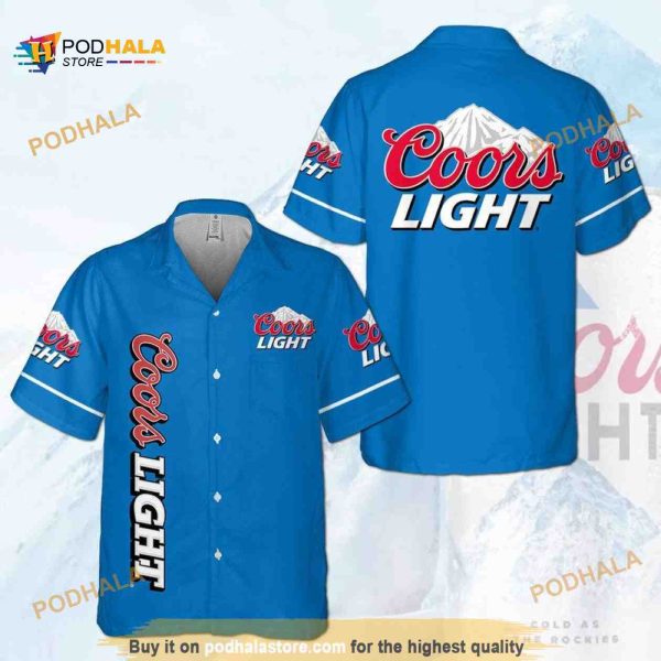 Coors Light Hawaiian Shirt