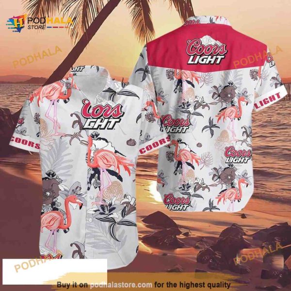 Coors Light Hawaiian Shirt