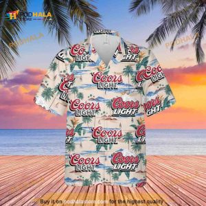 Coors Light Hawaiian Shirt