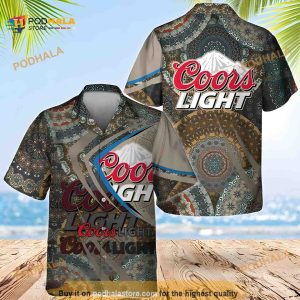 Coors Light Hawaiian Shirt