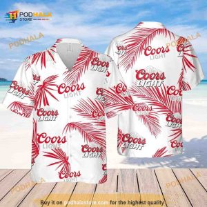 Coors Light Hawaiian Shirt