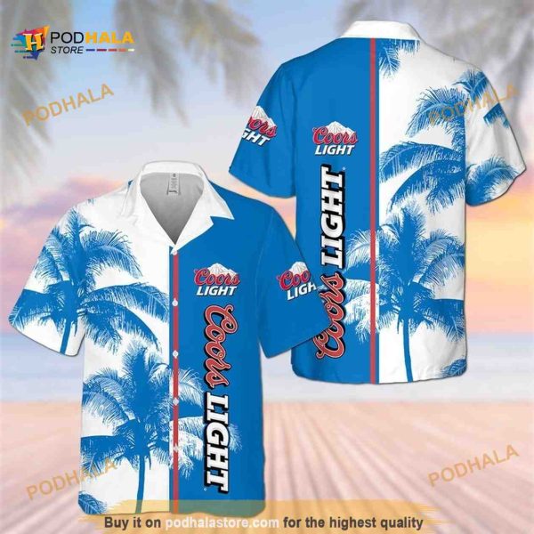 Coors Light Hawaiian Shirt