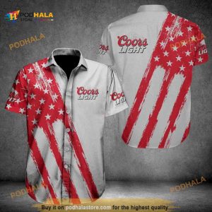 Coors Light Hawaiian Shirt