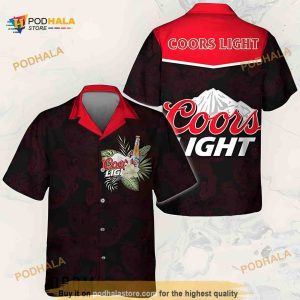 Coors Light Hawaiian Shirt