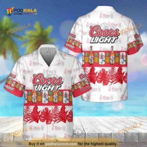 Coors Light Hawaiian Shirt