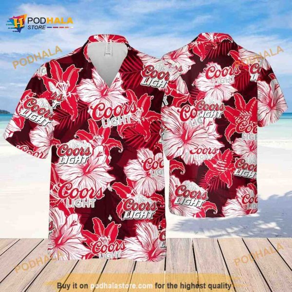 Coors Light Hawaiian Shirt