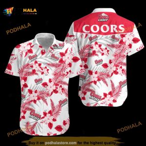 Coors Light Hawaiian Shirt