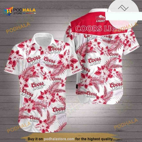 Coors Light Hawaiian Shirt