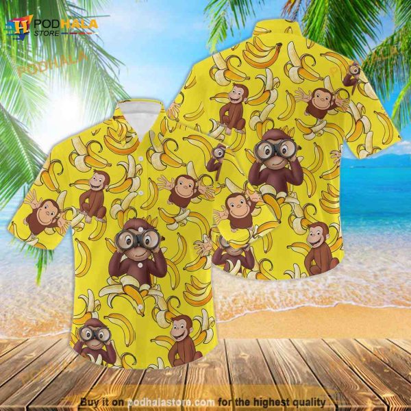 Curious George Funny Hawaiian Shirt