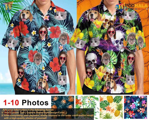 Custom Halloween Hawaiian Shirt for Men Women