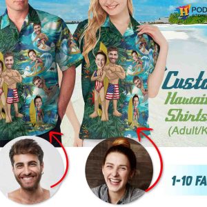 Custom Hawaiian Shirt with Face